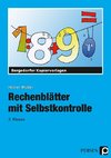 Rechenblätter mit Selbstkontrolle - 3. Klasse