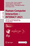 Human-Computer-Interaction - INTERACT 2021