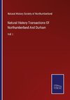 Natural History Transactions Of Northumberland And Durham