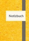 Notizbuch A5 liniert - 100 Seiten 90g/m² - Soft Cover gelb meliert - FSC Papier