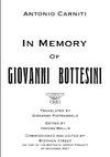 In Memory Of Giovanni Bottesini