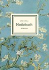 Notizbuch schön gestaltet mit Leseband - A5 Hardcover blanko - 100 Seiten 90g/m² - Motiv 