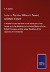 Letter to The Hon. William H. Seward, Secretary of State