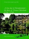 A fine day in Hurstpierpoint - the diary of Thomas Marchant