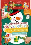 Das Adventskalender-Verbastelbuch für die Allerkleinsten. Schneiden und Kleben. Schneemann. Mit Schere