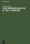 Zur Erinnerung an K. Ch. F. Krause
