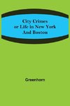 City Crimes; or Life in New York and Boston