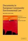 Sands, P: Documents in European Community Environmental Law