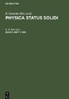 Physica status solidi, Band 1, Heft 1, Physica status solidi (1961)