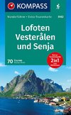 KOMPASS Wanderführer Lofoten, Vesterålen und Senja, 70 Touren mit Extra-Tourenkarte