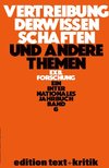 Vertreibung der Wissenschaften und andere Themen