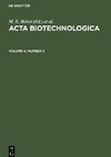 Acta Biotechnologica, Volume 6, Number 2, Acta Biotechnologica Volume 6, Number 2