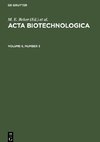 Acta Biotechnologica, Volume 6, Number 3, Acta Biotechnologica Volume 6, Number 3