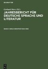 Jahresbericht für deutsche Sprache und Literatur, Band 1, Bibliographie 1940-1945