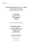 Fantasia I Puritani Duetto For Double Bass and Cello - Soloists Part (Cello and Bass soloists)