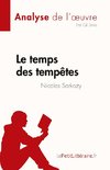 Le temps des tempêtes de Nicolas Sarkozy (Analyse de l'oeuvre)