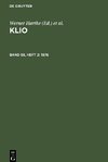 Klio, Band 58, Heft 2, Klio (1976)
