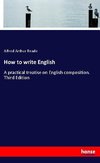 How to write English