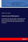 A new study of Shakespeare