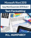 Word 2019 Text Formatting