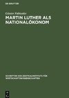 Martin Luther als Nationalökonom