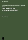 Zoologische Abhandlungen, Band 33, Heft 1, Zoologische Abhandlungen Band 33, Heft 1