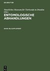Entomologische Abhandlungen, Band 39, Supplement, Entomologische Abhandlungen Band 39, Supplement