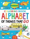 Coloring Book Alphabet of Things That Go