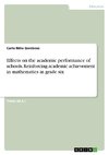 Effects on the academic performance of schools. Reinforcing academic achievement in mathematics in grade six