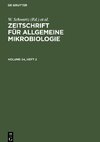 Zeitschrift für Allgemeine Mikrobiologie, Volume 24, Heft 2, Zeitschrift für Allgemeine Mikrobiologie Volume 24, Heft 2