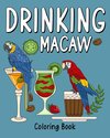 Drinking Macaw Coloring Book