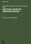 Entomologische Abhandlungen, Band 40, Heft 4, 18 Dezember