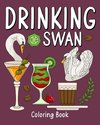 Drinking Swan Coloring Book