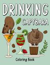 Drinking Capybara Coloring Book