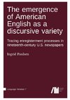 The  emergence of American English as a discursive variety