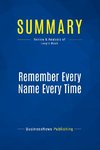 Summary: Remember Every Name Every Time