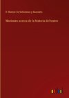 Nociones acerca de la historia del teatro