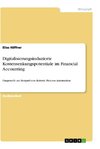Digitalisierungsinduzierte Kostensenkungspotentiale im Financial Accounting