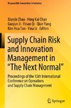 Supply Chain Risk and Innovation Management in 