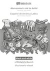 BABADADA black-and-white, Alemannisch mid de Artikl - Español de América Latina, s Bildwörterbuech - diccionario visual