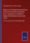 Reports of the Principal Commercial Cases, Heard and Determined in the Supreme Court of Judicature at fort William in Bengal and the Calcutta Court of small causes