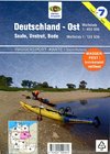 Wassersport-Karte Deutschland Ost für Kanu- und Rudersport