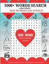 1000+ Words Search Large Print - Best Mother's Day Puzzles