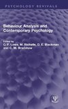 Behaviour Analysis and Contemporary Psychology