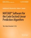 MATLAB® Software for the Code Excited Linear Prediction Algorithm