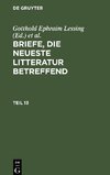 Briefe, die neueste Litteratur betreffend. Teil 13
