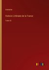 Histoire Littéraire de la France
