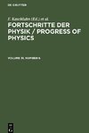 Fortschritte der Physik / Progress of Physics, Volume 31, Number 6, Fortschritte der Physik / Progress of Physics Volume 31, Number 6