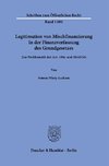 Legitimation von Mischfinanzierung in der Finanzverfassung des Grundgesetzes.