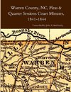 Warren County, NC, Pleas & Quarter Sessions Court Minutes, 1841-1844